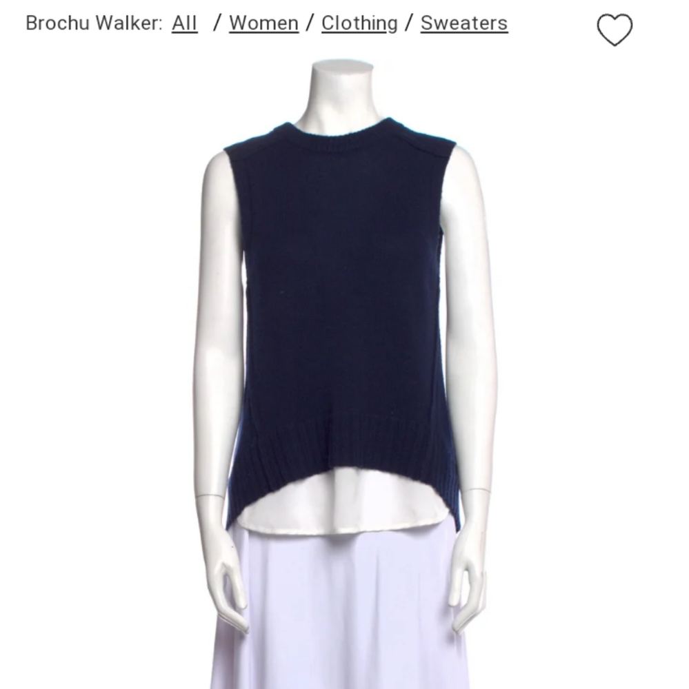 Brochu Walker Layered Look sweater